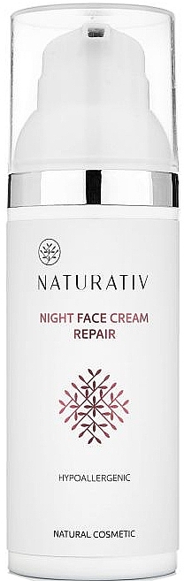 Night Face Cream - Naturativ Facial Night Cream — photo N1
