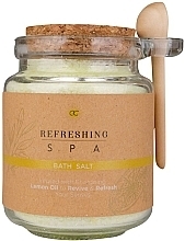 Fragrances, Perfumes, Cosmetics Bath Salt with Wooden Spoon - Accentra Refreshing Spa Bath Salt