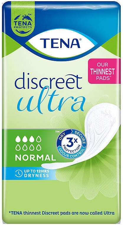 Bladder Pads, 16 pcs - Tena Discreet Ultra Normal — photo N1