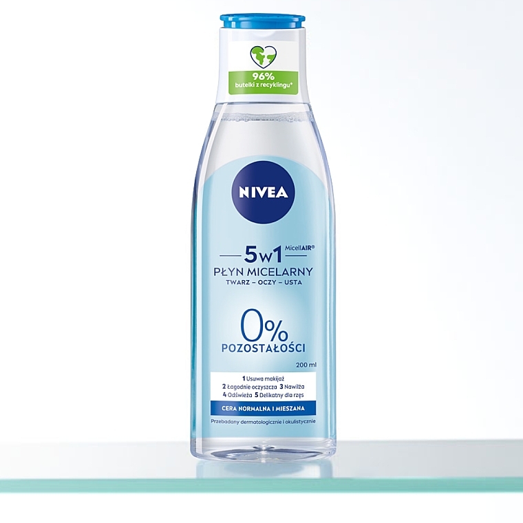 3 in 1 Refreshing Micellar Water for Normal and Combination Skin - NIVEA Micellar Refreshing Water — photo N3