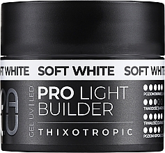 Builder Gel - Palu Pro Light Builder Soft White — photo N1