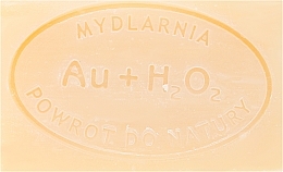 Natural Soap "Matt Gold and Hydrogen Peroxide" - Powrot do Natury Natural Soap Matt Gold and Hydrogen Peroxide — photo N5