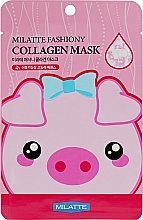 Fragrances, Perfumes, Cosmetics Collagen Sheet Mask - Milatte Fashiony Collagen Mask Sheet