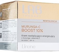 Fragrances, Perfumes, Cosmetics Revitalizing Facial Day Cream - Lirene Lab Therapy Revitalization Murunga-C Boost 10% SPF15