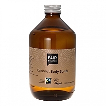 Fragrances, Perfumes, Cosmetics Body Scrub "Coconut" - Fair Squared Body Scrub Coconut