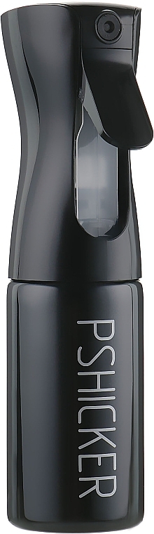 Spray Bottle "Pshicker", 150 ml, black - Tico Professional — photo N1