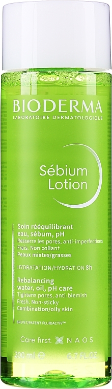 Lotion for Oily and Combination Skin - Bioderma Sebium Lotion — photo N2