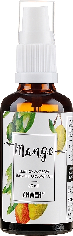 Medium-Porous Hair Oil - Anwen Mango Oil For Medium-Porous Hair (glass) — photo N1