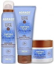 Set - Agrado Home Spa Japanese Care Set (foam/200ml + sh/gel/250ml + scrub/200ml) — photo N8