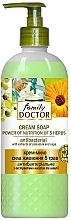 Antibacterial Cream Soap, with pump - Family Doctor — photo N2