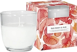 Scented Candle in Glass 'Red Fruits & Aloe' - Bispol Scented Candle Red Fruits & Aloe — photo N1
