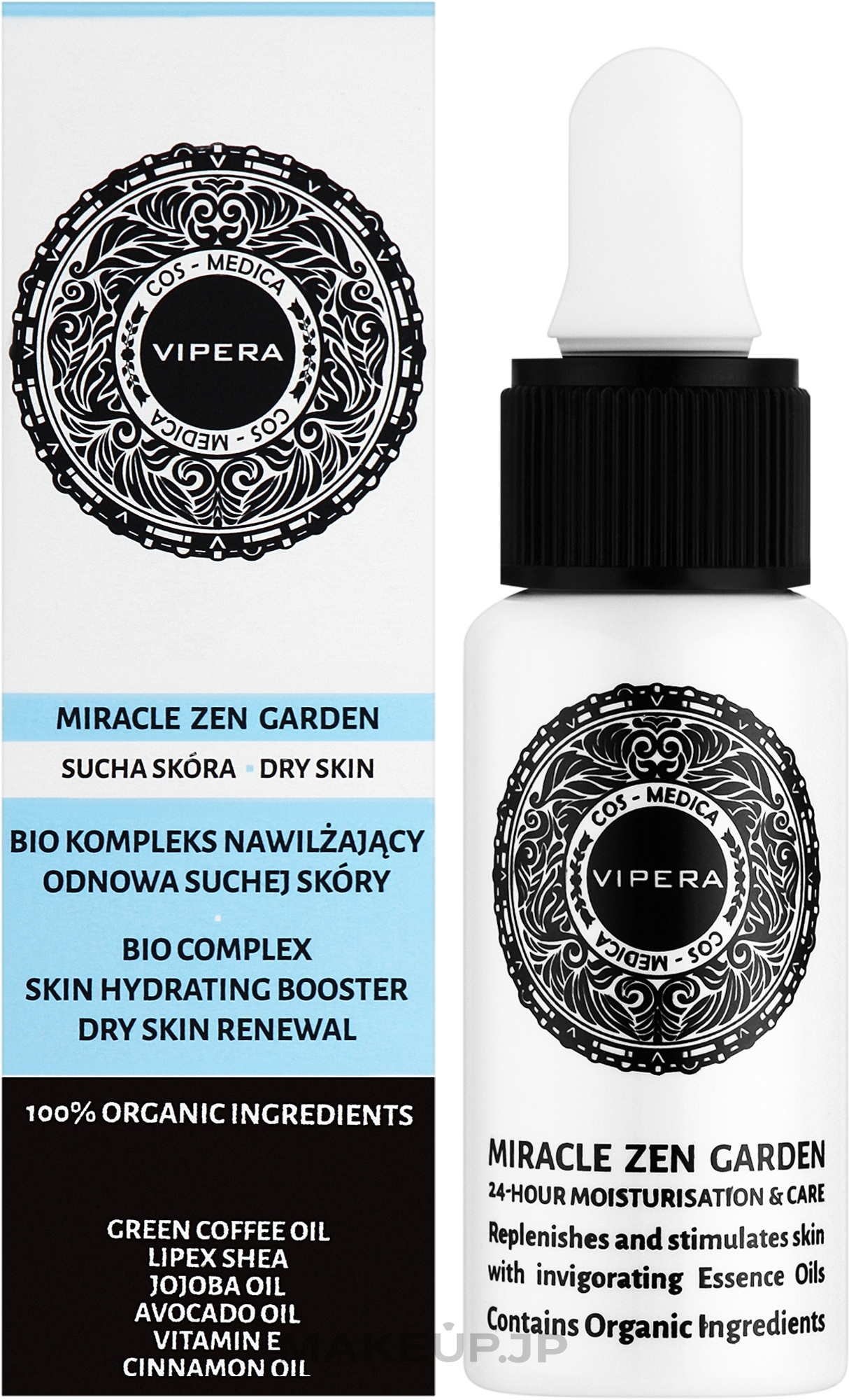 Moisturizing Biocomplex for Dry & Sensitive Skin - Vipera Cos-Medica Miracle Zen Garden Bio-Complex Skin Hydrating Booster Dry Skin Renewal — photo 20 ml