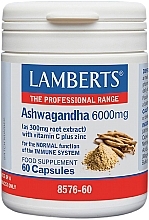 Fragrances, Perfumes, Cosmetics Ashwagandha Food Supplement - Lamberts Ashwagandha 6000 Mg