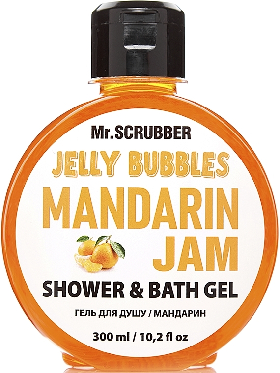 Shower Gel - Mr.Scrubber Jelly Bubbles Mandarin Shower & Bath Gel — photo N1