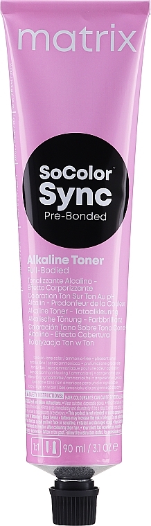 Ammonia-Free Hair Toner - Matrix SoColor Sync Alkaline Toner — photo N2