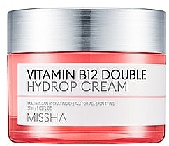 Fragrances, Perfumes, Cosmetics Moisturizing Vitamin B12 Cream - Missha Vitamin B12 Double Hydrop Cream