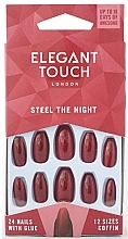 Fragrances, Perfumes, Cosmetics False Nails - Elegant Touch Steel The Night