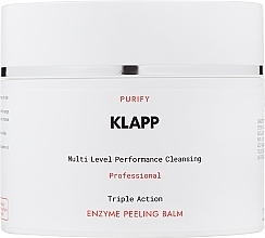 Triple Action Enzyme Peeling Balm - Klapp Multi Level Performance Cleansing Enzyme Peeling Balm — photo N1