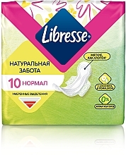 Sanitary Pads, 10 pcs - Libresse Natural Care Ultra Normal — photo N2