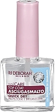 Quick Dry Top Coat - Deborah Quick Dry — photo N2