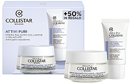 Fragrances, Perfumes, Cosmetics Set - Collistar Attivi Puri Collagen + Malachite (cr/balm/50ml + cr/balm/mini/25ml)