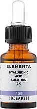 Hyaluronic Acid 2% Serum - Bioearth Elementa AGE Hyaluronic Acid 2% — photo N3