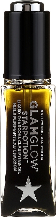 Cleansing Oil for Face - Glamglow Starpotion Liquid Charcoal Clarifying Oil — photo N7