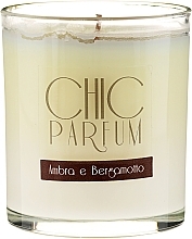 Fragrances, Perfumes, Cosmetics Scented Candle - Chic Parfum Ambra E Bergamotto Candle