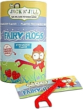 Kids Dental Dloss 'Strawberry' - Jack N' Jill Kids Fairy Floss Strawbery Flavour — photo N2