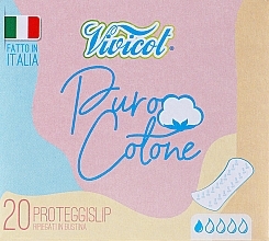 Panty Liners, 20 pcs - Vivicot Pure Cotton — photo N1