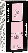 Nail Top Coat - Peggy Sage Top Finish Milky Pink I-Lak — photo N9