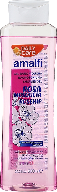 Bath & Shower Gel "Wild Rose" - Amalfi Skin Rosa Mosqueta Shower Gel — photo N2