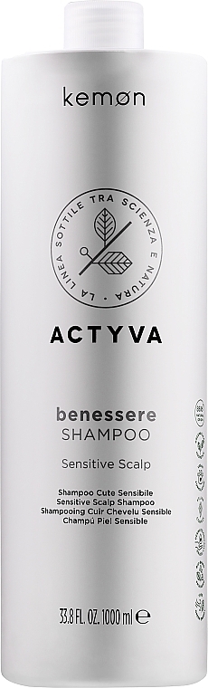 Sensitive Scalp Shampoo - Kemon Actyva Benessere Shampoo — photo N2