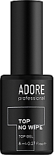 Fragrances, Perfumes, Cosmetics Gel Polish Top Coat without Sticky Layer - Adore Professional Top No Wipe