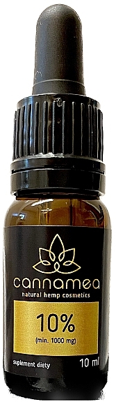 10% CBD Oil - Cannamea Suplement Diety — photo N1