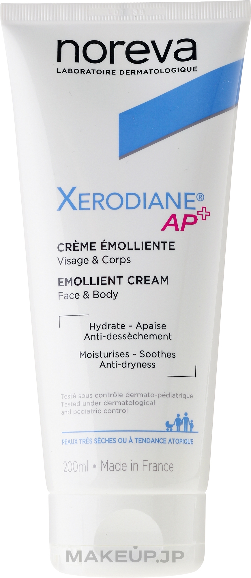 Face and Body Emollient Cream - Noreva Laboratoires Xerodiane AP+ Creme Emolliente — photo 200 ml