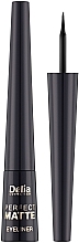 Fragrances, Perfumes, Cosmetics Matte Liquid Eyeliner - Delia Cosmetics Perfect Matte Eyeliner