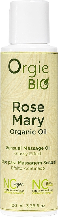 Rosemary Massage Oil - Orgie Bio Rosemary Organic Sensual Massage Oil — photo N1