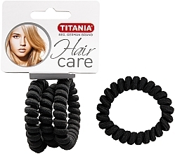 Fragrances, Perfumes, Cosmetics Anti Ziep Hair Tie, nylon, 3 pcs, black - Titania