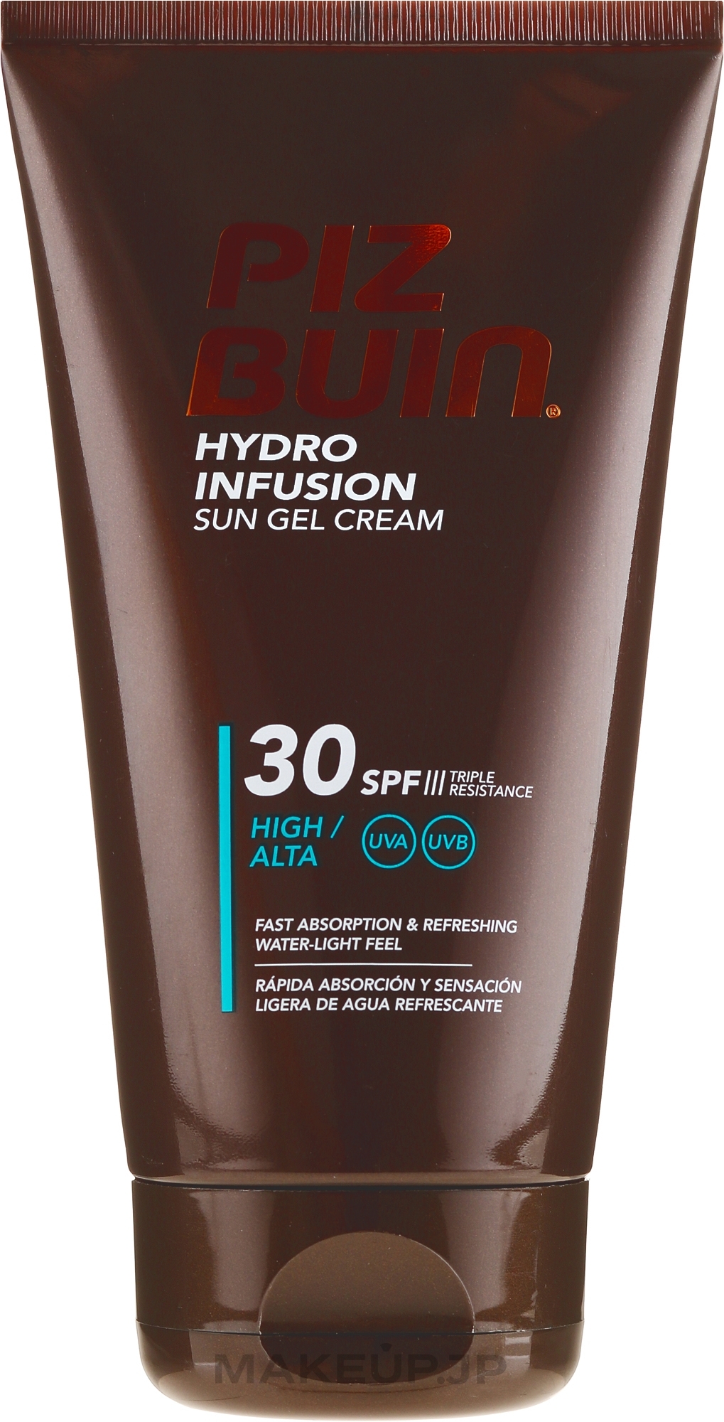 Body Sunscreen Gel Cream - Piz Buin Hydro Infusion SPF 30 — photo 150 ml