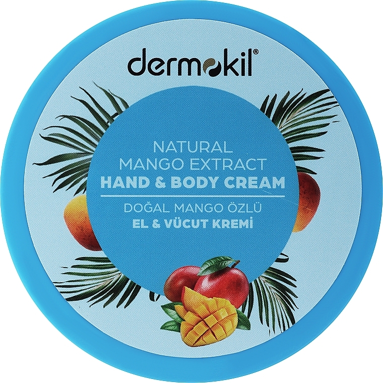 Hand & Body Cream with Mango Extract - Dermokil Hand & Body Cream With Mango Extract — photo N1