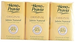 Fragrances, Perfumes, Cosmetics Heno de Pravia Original - Set (soap/3x150g)