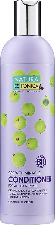 All Hair Types Conditioner "Growth Miracle" - Natura Estonica Hair Growth Miracle Conditioner — photo N1