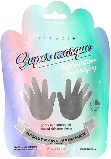 Moisturising Hand Mask Gloves - Inuwet Moisturizing Hand Mask — photo N1