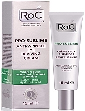 Fragrances, Perfumes, Cosmetics Eye Cream - RoC Pro-Sublime Anti-Wrinkle Eye Reviving Cream