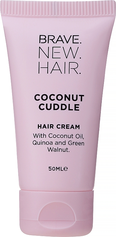 GIFT! Moisturizing Leave-In Hair Cream - Brave New Hair Coconut Cuddle Hair Cream — photo N1