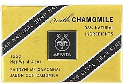 Soap "Chamomile" - Apivita Soap with chamomile — photo N1