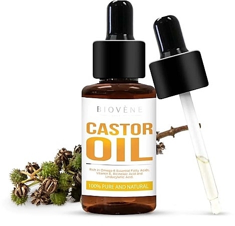 Castor Oil for Hair, Skin & Body - Biovene Castor Oil Hair, Skin & Body Nourishment — photo N2