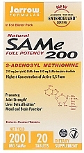 Fragrances, Perfumes, Cosmetics Adenosyl Methionine Enteri-Coated Tablets - Jarrow Formulas SAM-e 200 (S-Adenosyl-L-Methionine) 200 mg