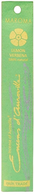 Lemon & Verbena Incense Sticks - Maroma Encens d'Auroville Stick Incense Lemon Verbena — photo N1